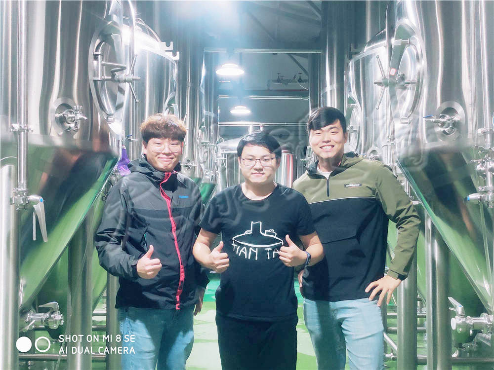 韓國(guó)3000噸啤酒廠項(xiàng)目